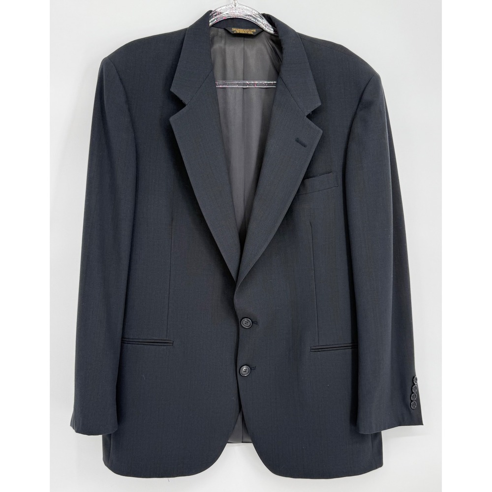Nino Cerruti Rue Royale Mens Gray Wool 2 Button Blazer Sport Coat Sz 42R